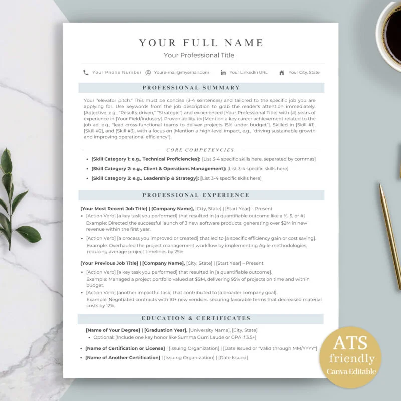 Software Engineer Resume Template-G09SE09