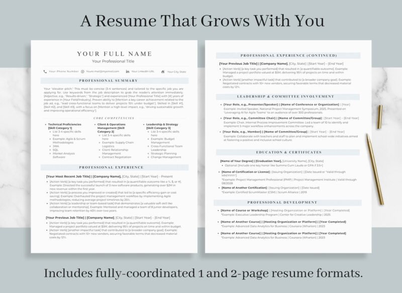 Software Engineer Resume Template-G09SE09 - Image 3