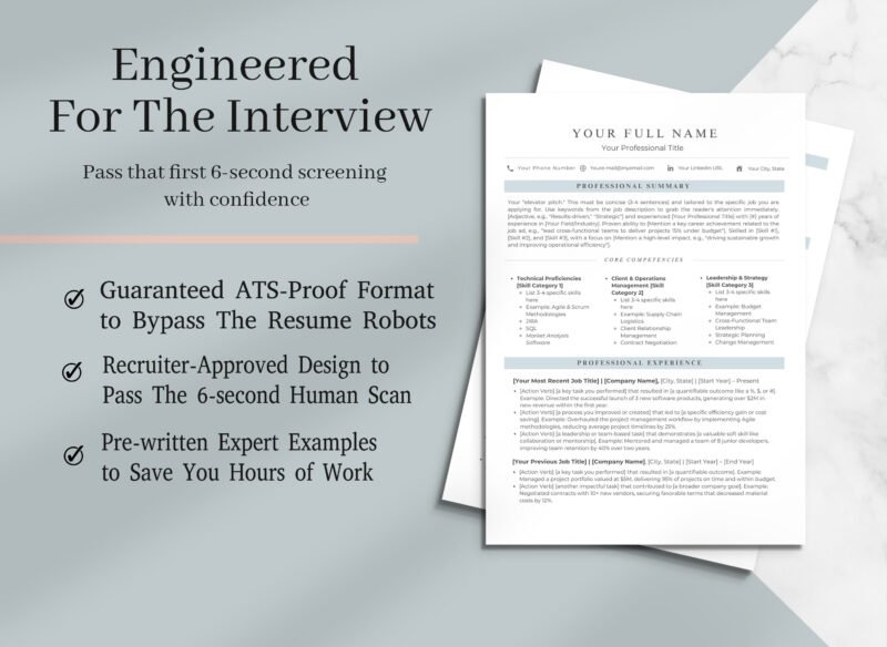 Software Engineer Resume Template-G09SE09 - Image 4